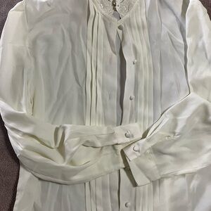 Elegant Cream Men's Shirt